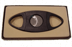 Black Cigar Cutter in Gift Box