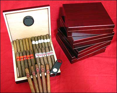 Humidor & 20 Cigars Of Your Choice!