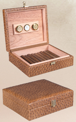 20 Ct. Ostrich Travel Humidor