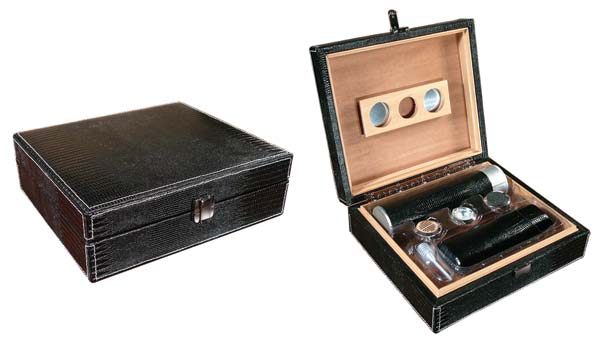 The Alligator 'Black' Humidor...20 Ct.