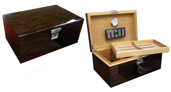 The Princeton Ebony Humidor...130 Ct.