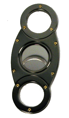 Rounded Gunmetal Cigar Cutter