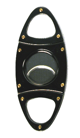 Triangular Gunmetal Cigar Cutter