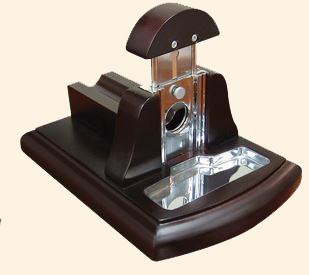 Table Top Guillotine Cigar Cutter w/ Ashtray